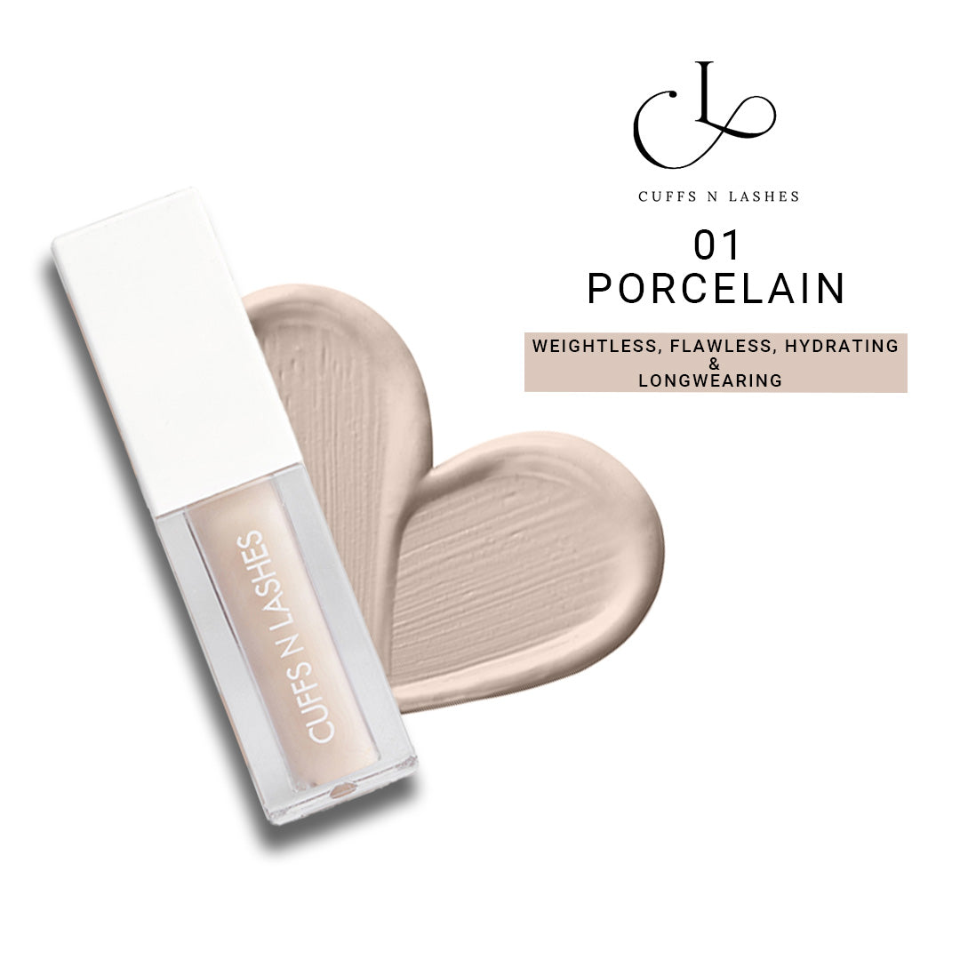 Cuffs N Lashes Cover It All Liquid Concealer – Full Coverage, Lightweight & Long-Lasting
