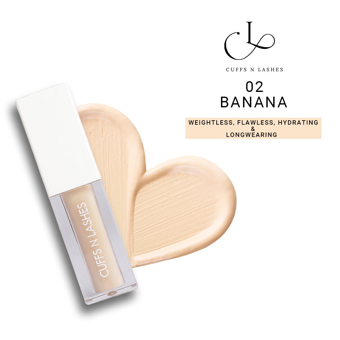 Cuffs N Lashes Cover It All Liquid Concealer – Full Coverage, Lightweight & Long-Lasting