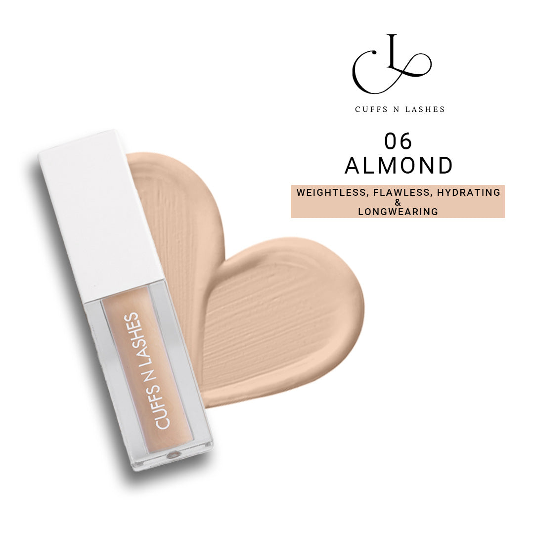 Cuffs N Lashes Cover It All Liquid Concealer – Full Coverage, Lightweight & Long-Lasting