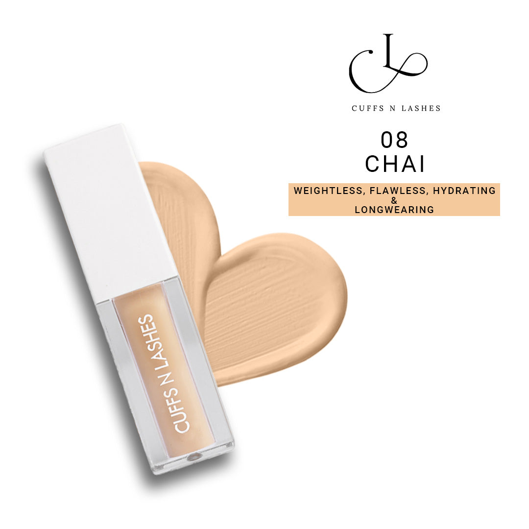 Cuffs N Lashes Cover It All Liquid Concealer – Full Coverage, Lightweight & Long-Lasting