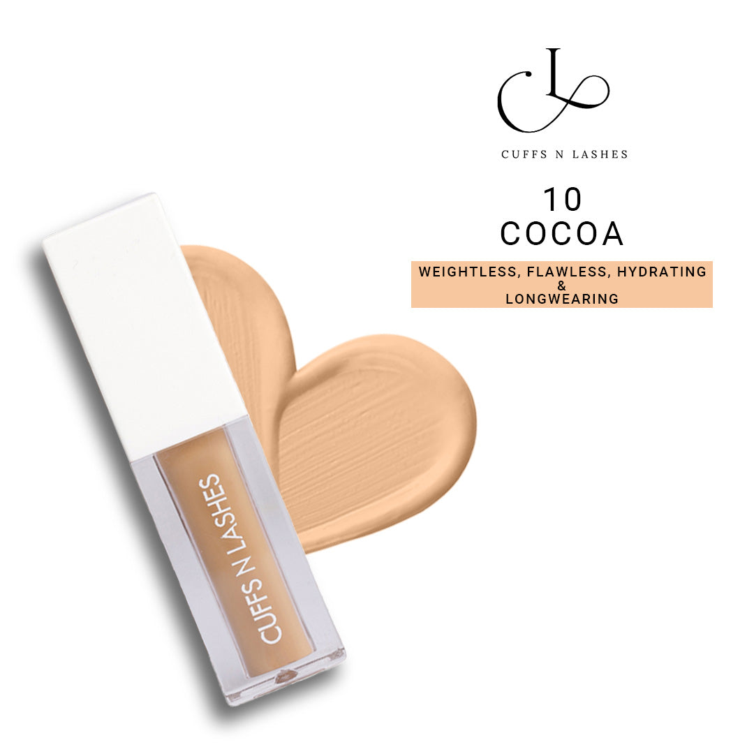 Cuffs N Lashes Cover It All Liquid Concealer – Full Coverage, Lightweight & Long-Lasting