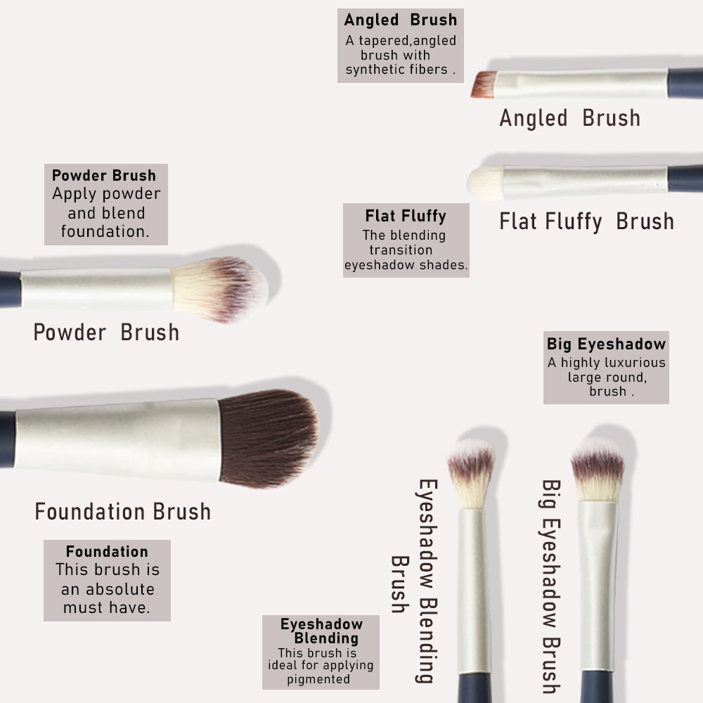 Cuffs N Lashes Brushes Set Of 6