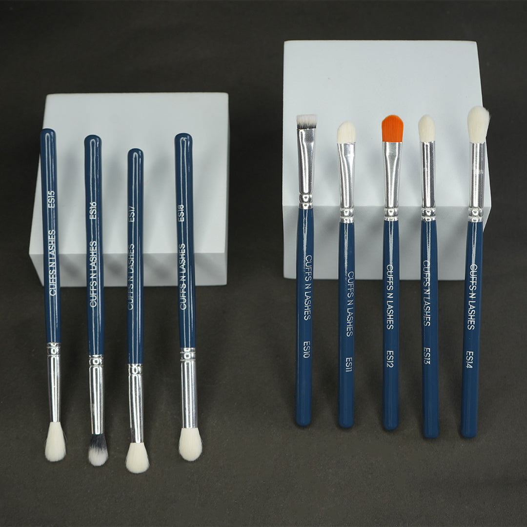 Cuffs N Lashes, The ULTIMATE Eye Brush set, Set of 18