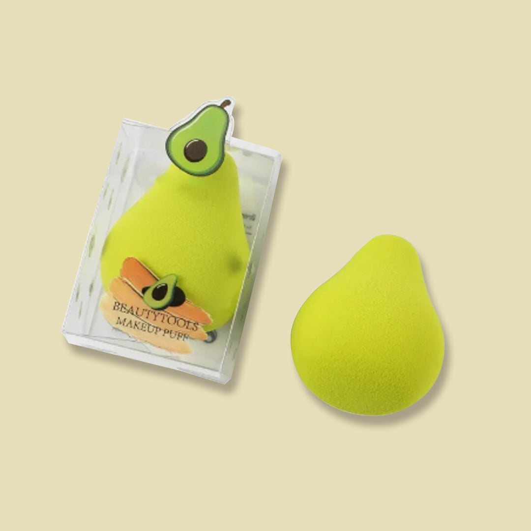 Cuffs N Lashes Makeup Blender/Sponge Fruit Series - Avocado