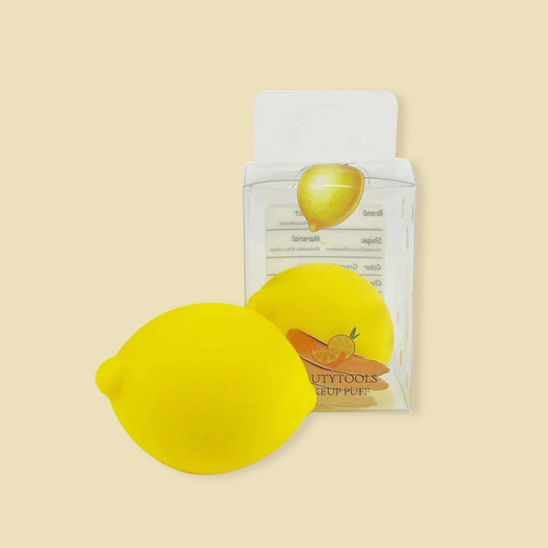 Cuffs N Lashes Makeup Blender/Sponge Fruit Series - Lemon