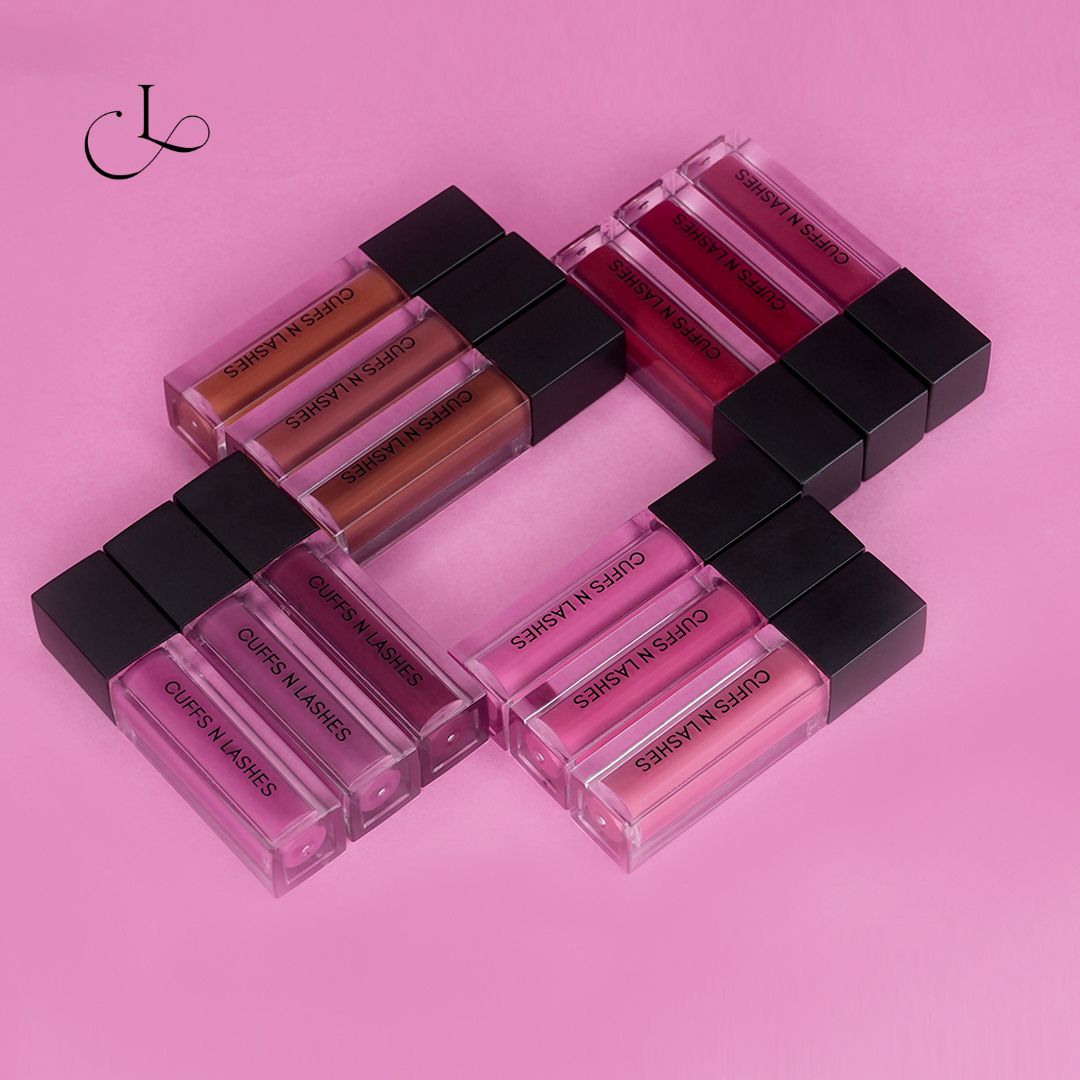 Cuffs N Lashes Matte Mini Liquid Lipstick Extra (Set of 3)