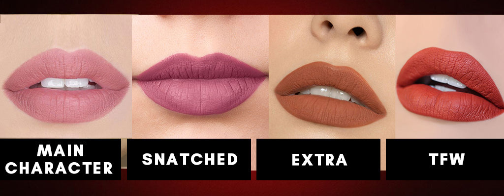Cuffs N Lashes Matte Mini Liquid Lipstick Extra (Set of 3)