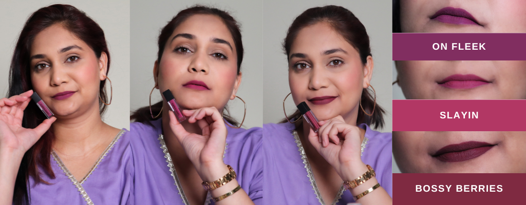 Cuffs N Lashes Matte Mini Liquid Lipstick Extra (Set of 3)