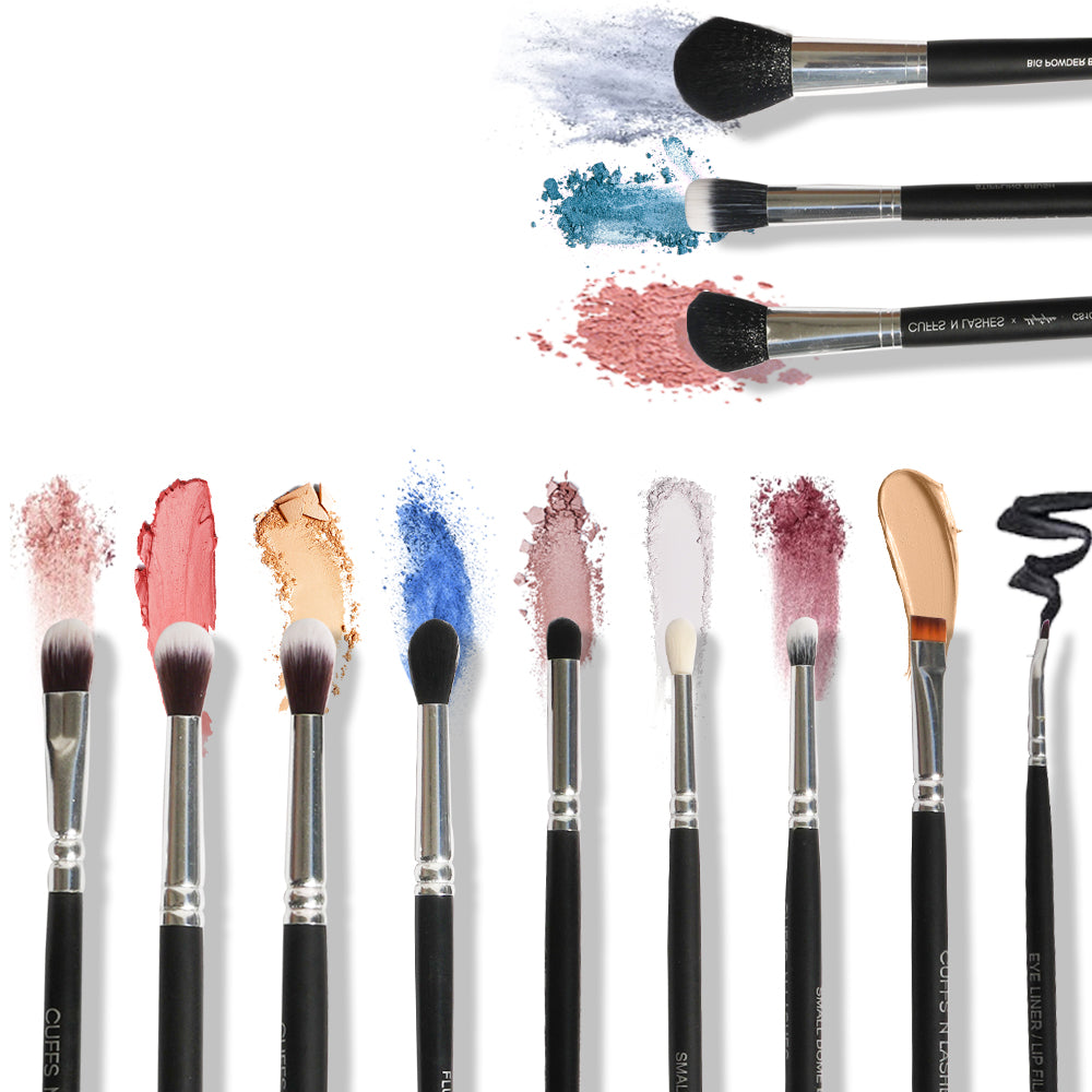 Cuffs N Lashes X ShyStyles Brush Set Of 9