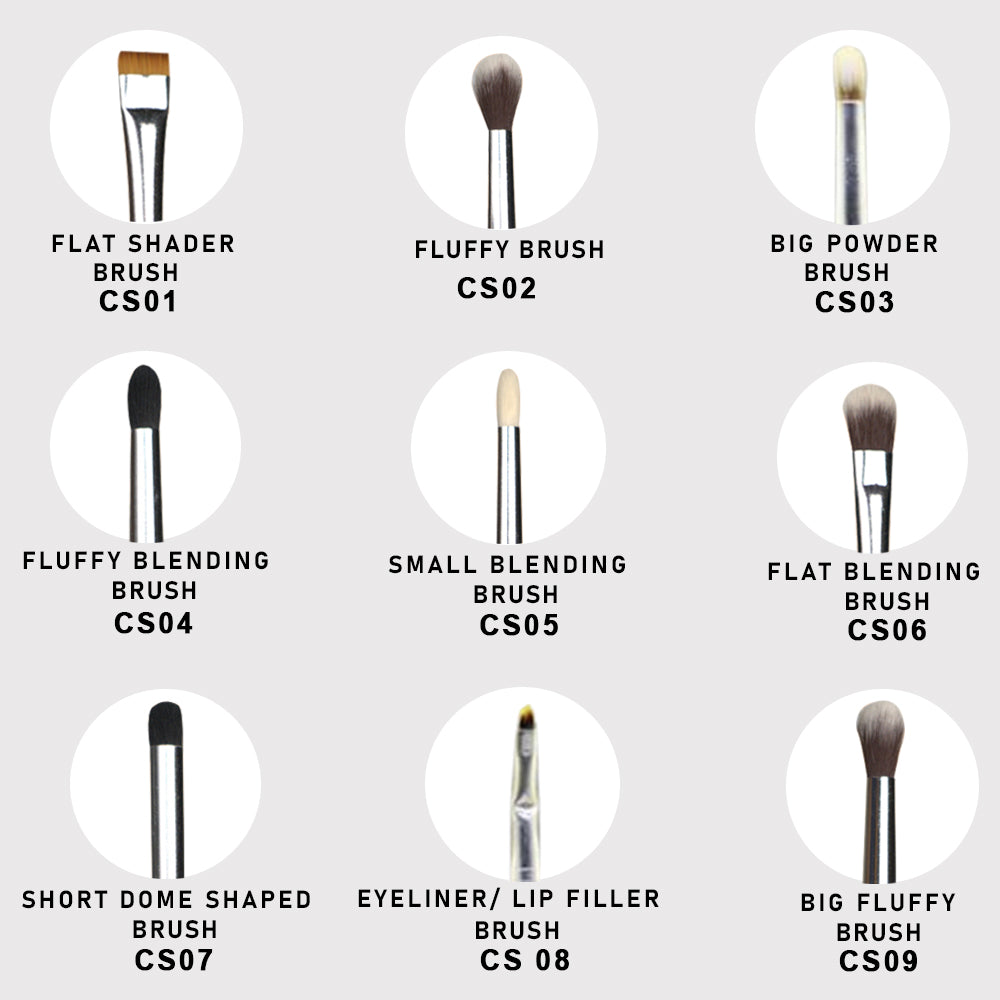 Cuffs N Lashes X ShyStyles Brush Set Of 9