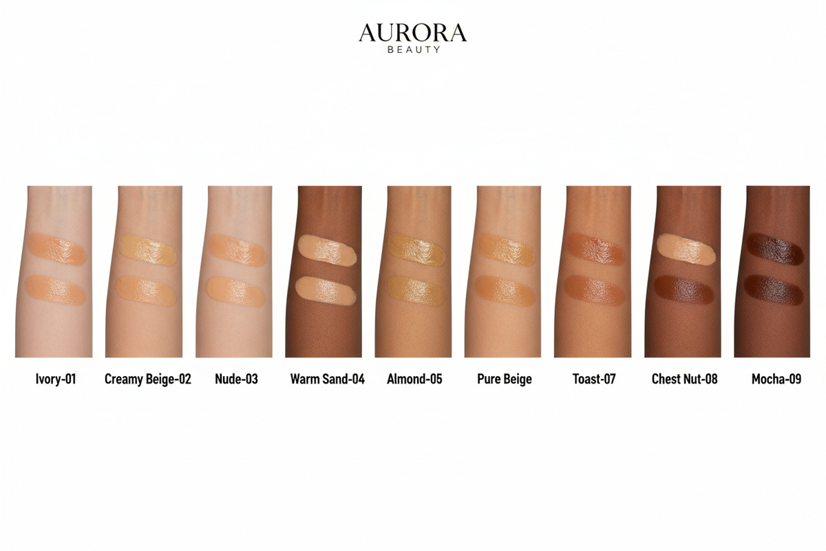 Concealer Shade Swatches on Indian Skin Tones