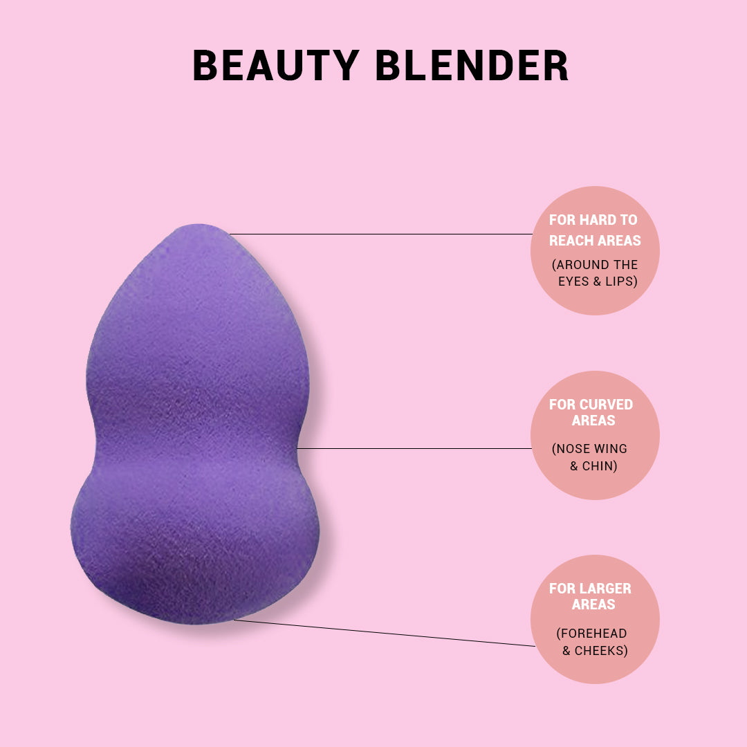 Cuffs N Lashes Multi Makeup Blender/Sponge With Bottle Jar