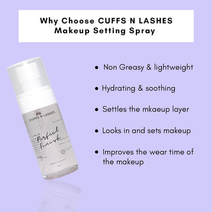 CUFFS N LASHES PERFECT FINISH MAKEUP SETTING MIST-65ML