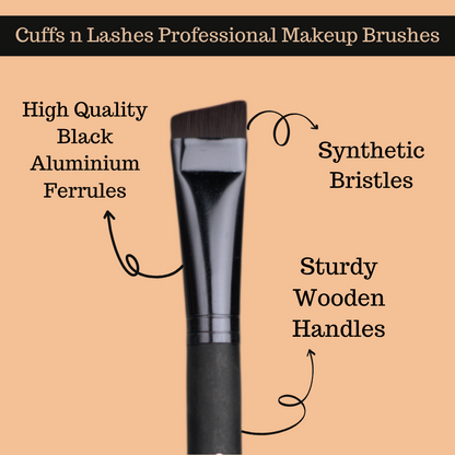 Cuffs N Lashes Makeup Brushes, F018 - Small Contour Brush