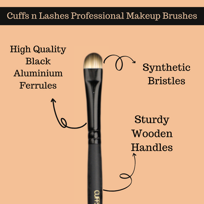 Cuffsnlashes Makeup Brushes E003 Flat Shader Brush