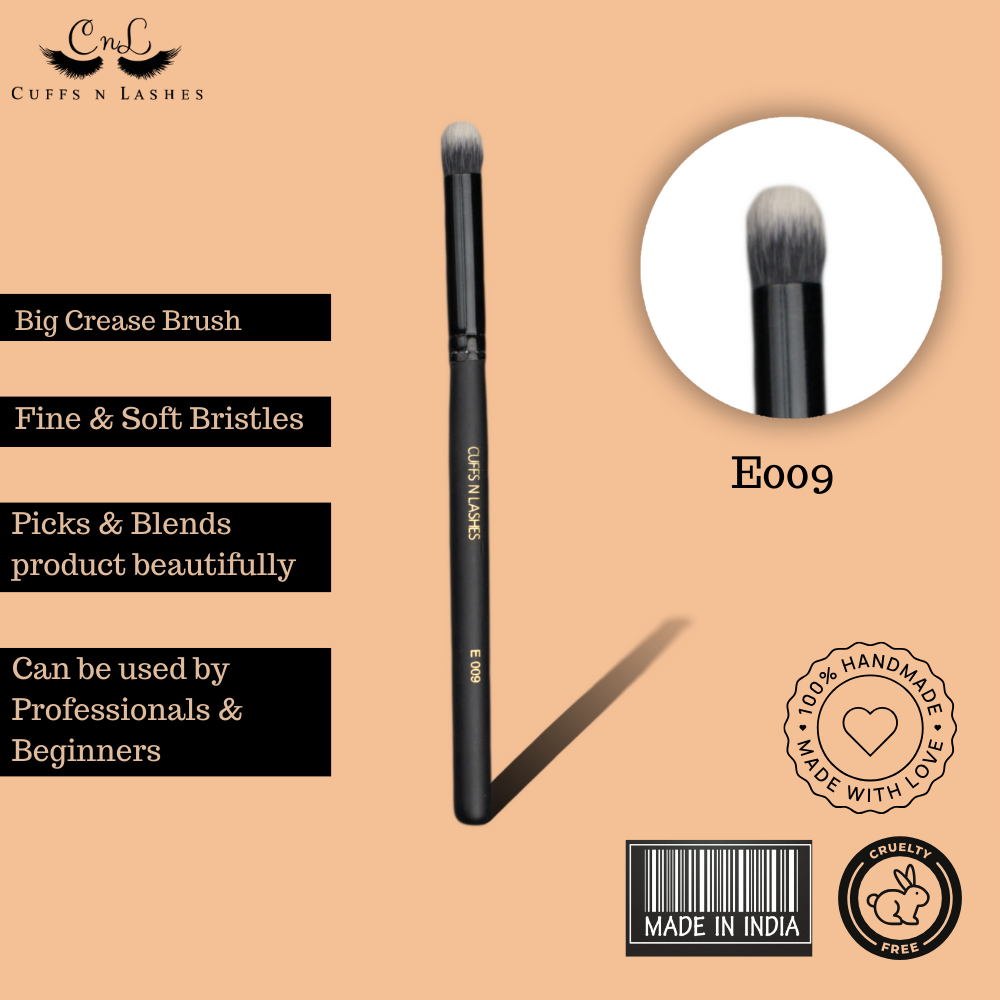 Cuffsnlashes Makeup Brushes E009 Big Crease Brush