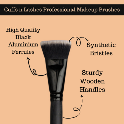 Cuffs N Lashes Makeup Brushes, F025 BIG BRONZER / CONTOUR BRUSH