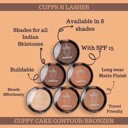 Cuffs N Lashes Cuppy Cake- Contour-Tea Cakes