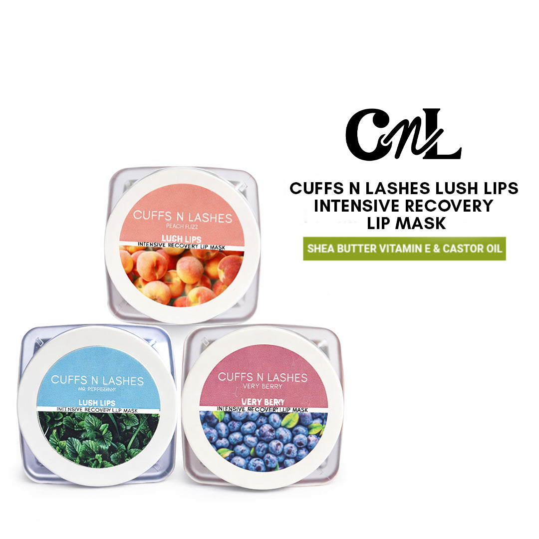Cuffs N Lashes Nourishing Lip Mask – Set of 3 | Vitamin E & Vitamin C