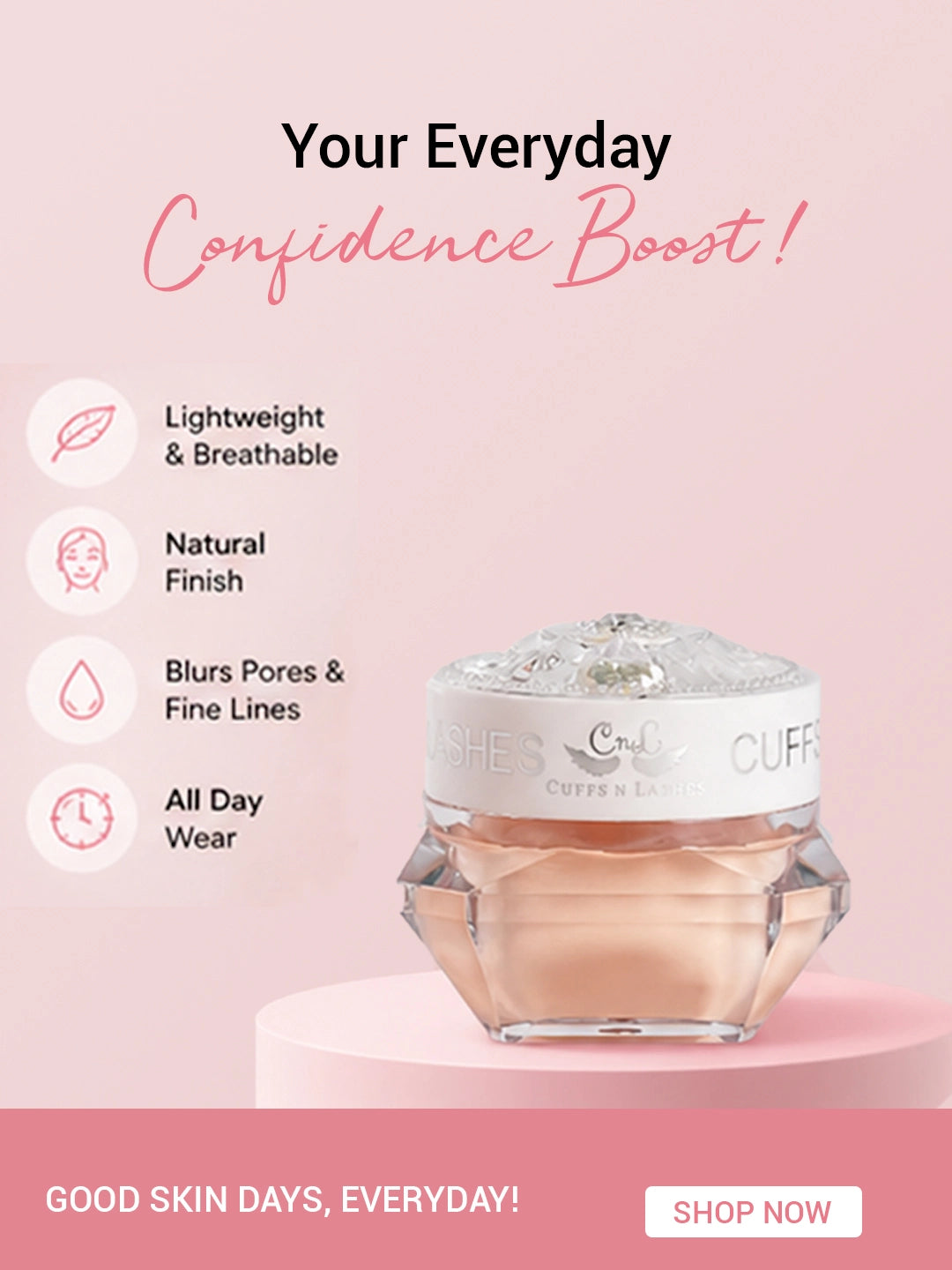 CUFFS N LASHES (New & Improved) Cover pots Concealer