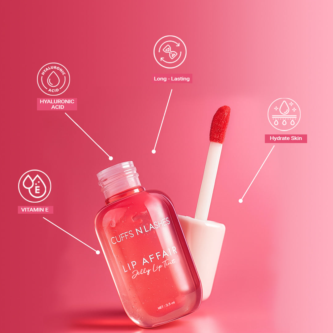 Cuffs N Lashes Lip Affair Jelly Lip Gloss Tint