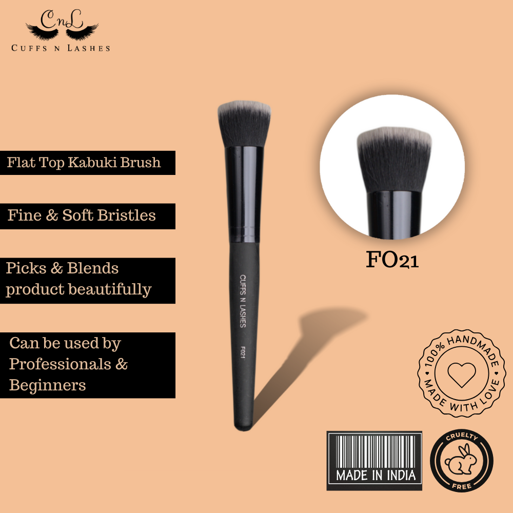 Cuffs N Lashes Makeup Brushes, F022 - Blush Brush