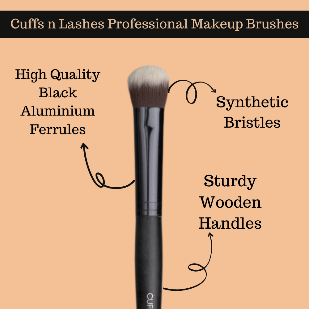 Cuffs N Lashes Makeup Brushes, F019 - Small Concealer Brush