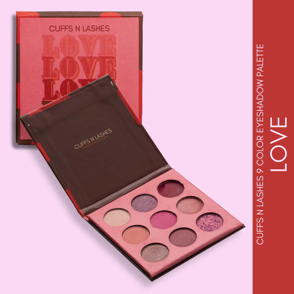 Cuffs N Lashes 9 Color Eyeshadow Palette