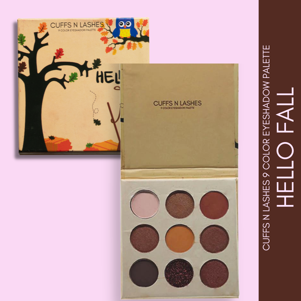 Cuffs N Lashes 9 Color Eyeshadow Palette
