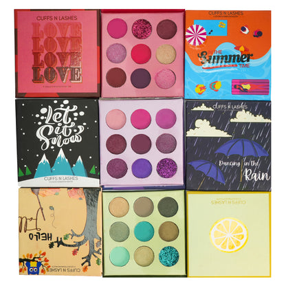 Cuffs N Lashes 9 Color Eyeshadow Palette