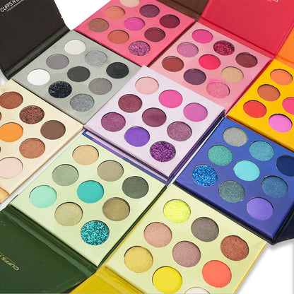 Cuffs N Lashes 9 Color Eyeshadow Palette