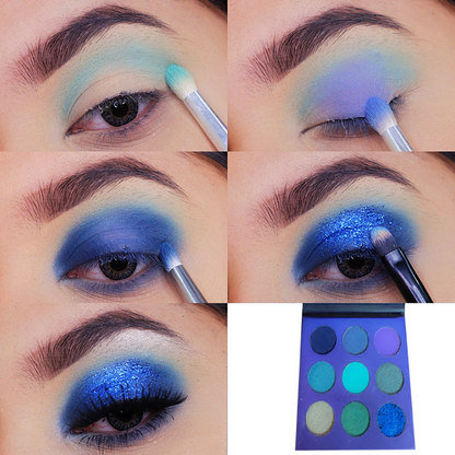 Cuffs N Lashes 9 Color Eyeshadow Palette