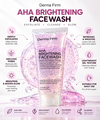 Derma Firm AHA Brightening Facewash