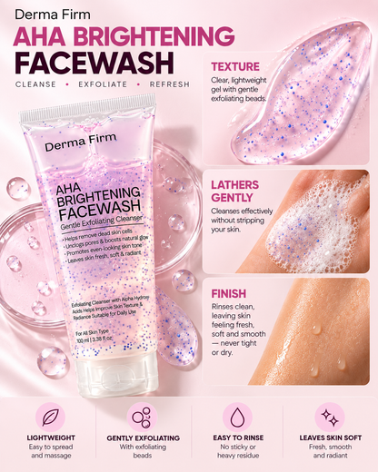 Derma Firm AHA Brightening Facewash