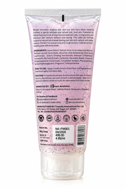 Derma Firm AHA Brightening Facewash