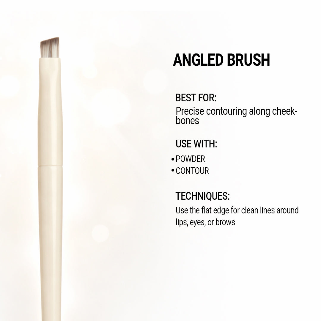 Cuffs n Lashes Pro Makeup Brush – Angled Brush