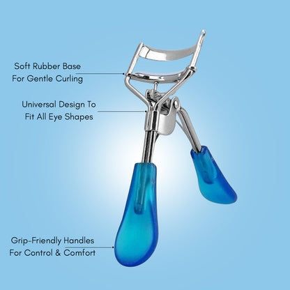 CUFFS N LASHES Eyelash Curler With Spring Soft Pads color vary