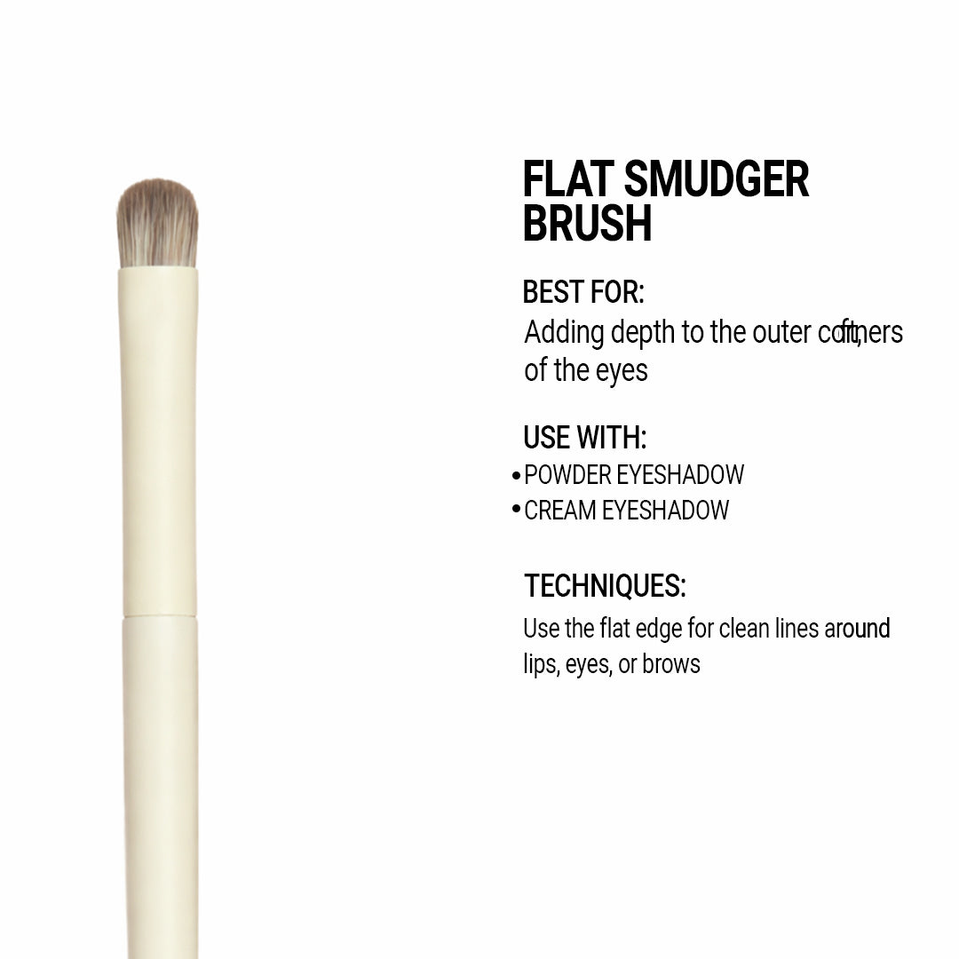 Cuffs n Lashes Pro Makeup Brush – Flat Smudger Brush