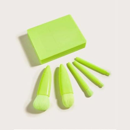 Cuffs N Lashes Mini Brush Set of 5 - Green