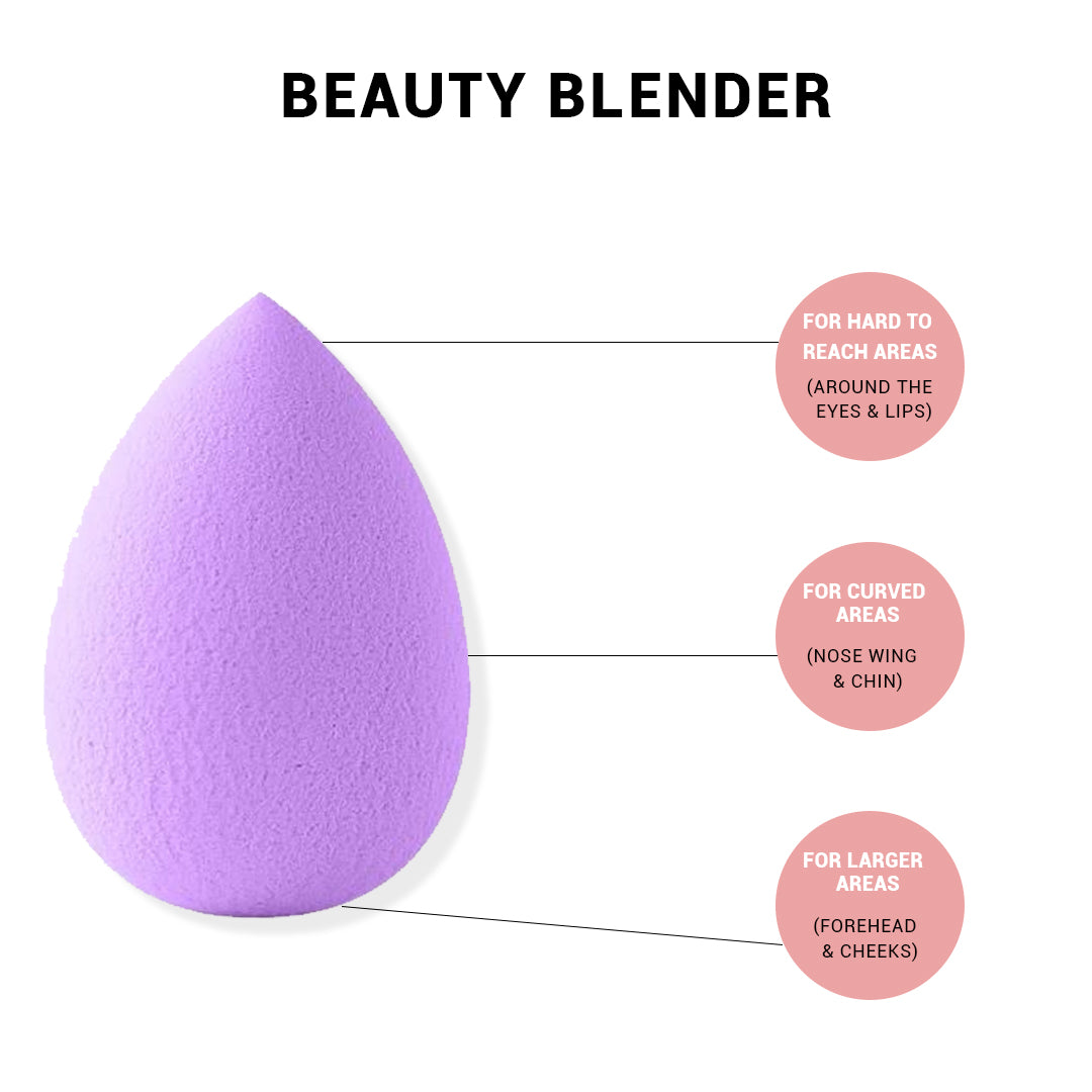 Cuffs N Lashes Makeup Blender/Sponge Set of 8 Multi Color normal