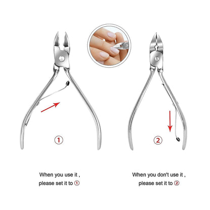 Cuffs N Lashes 16 in 1 Stainless Steel Manicure Pedicure Set