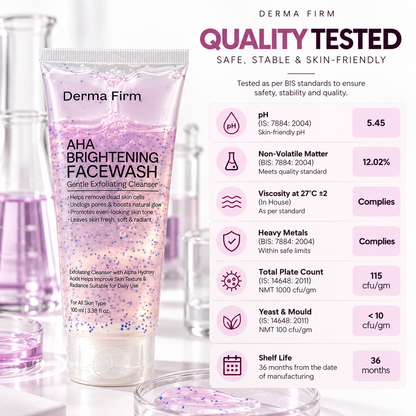 Derma Firm AHA Brightening Facewash