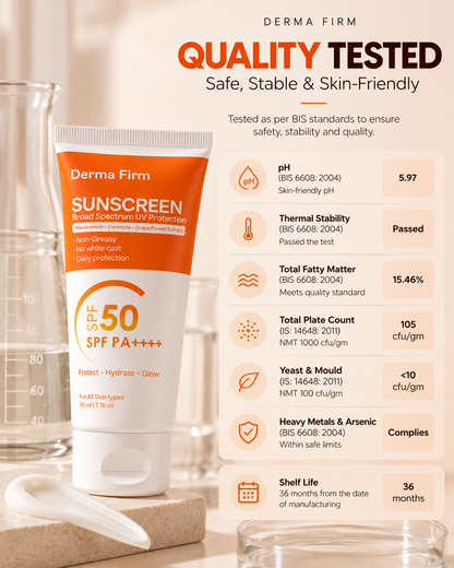 Derma Firm Sunscreen SPF 50 PA++++