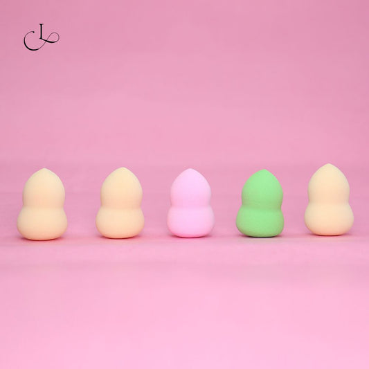 Cuffs N Lashes Mini Puff Makeup Blender/Sponge Set of 5