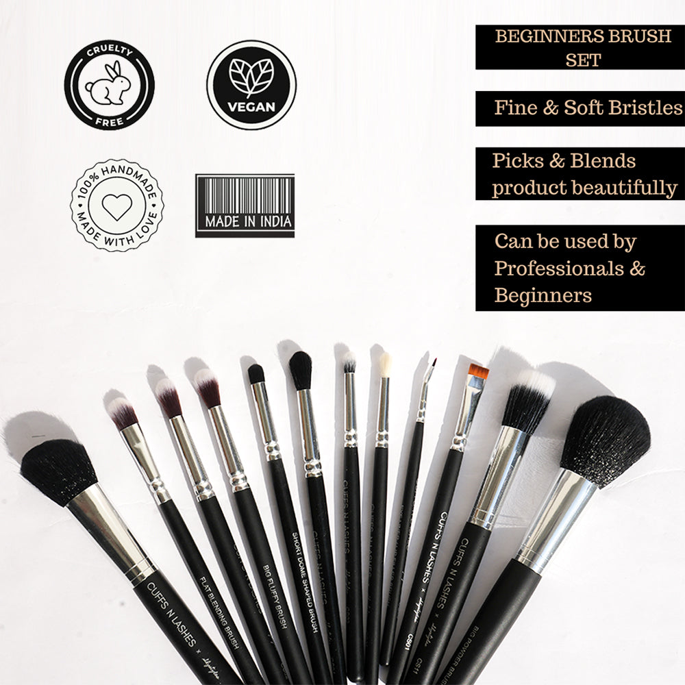 Cuffs N Lashes X ShyStyles Brush Set Of 12