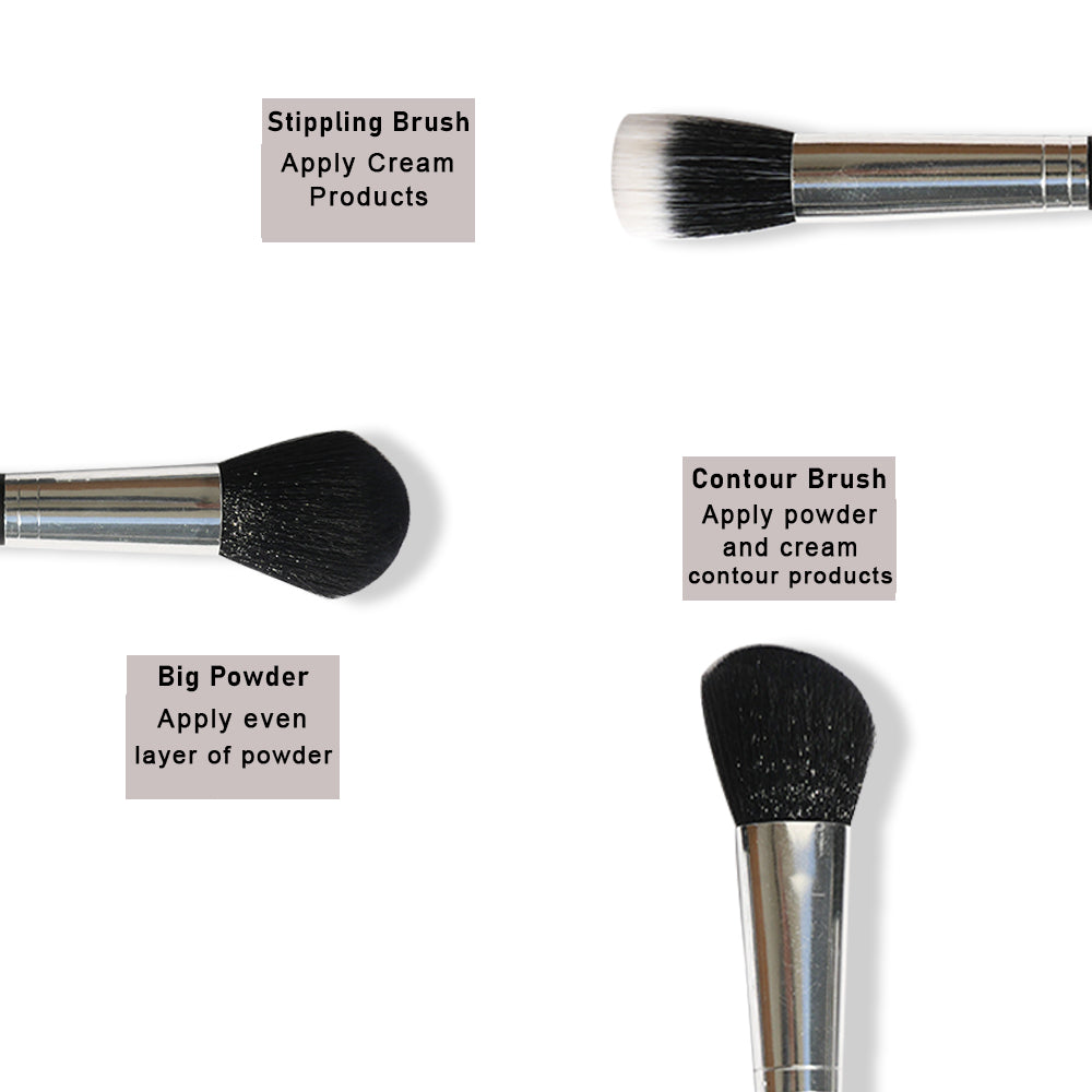 Cuffs N Lashes X ShyStyles Brush Set Of 3