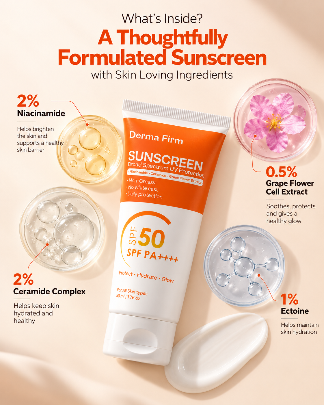 Derma Firm Sunscreen SPF 50 PA++++