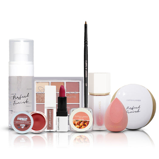 Cuffs N Lashes Ultimate 10-in-1 Makeup Combo