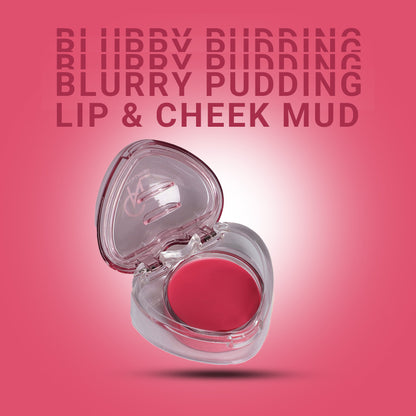 Cuffs N Lashes Sweet Heart Blurry Pudding Lip & Cheek Mud