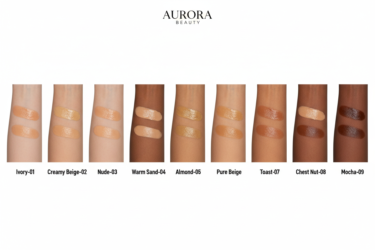 Concealer Shade Swatches on Indian Skin Tones